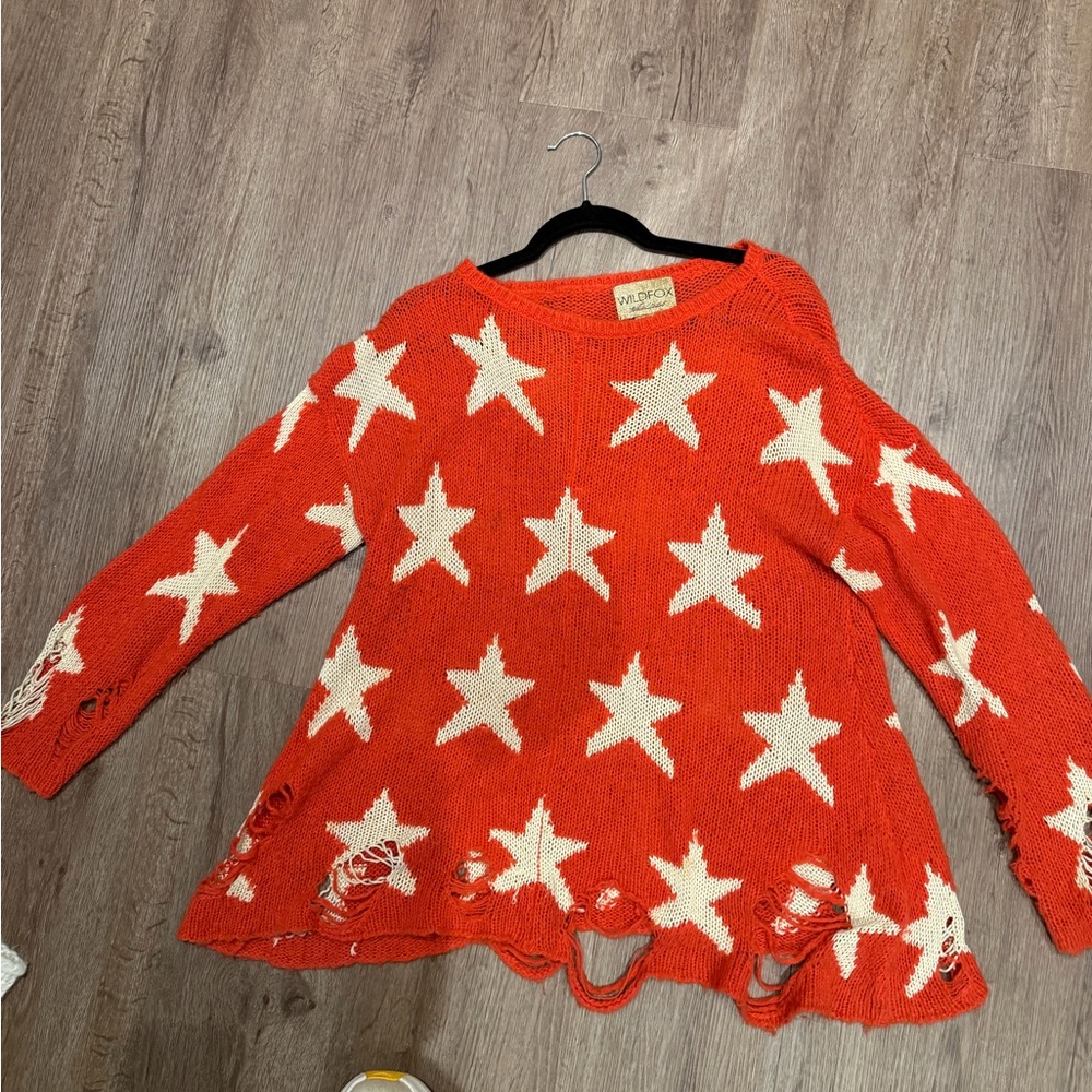 WILDFOX |  Star-Pattern Women's Sweater
